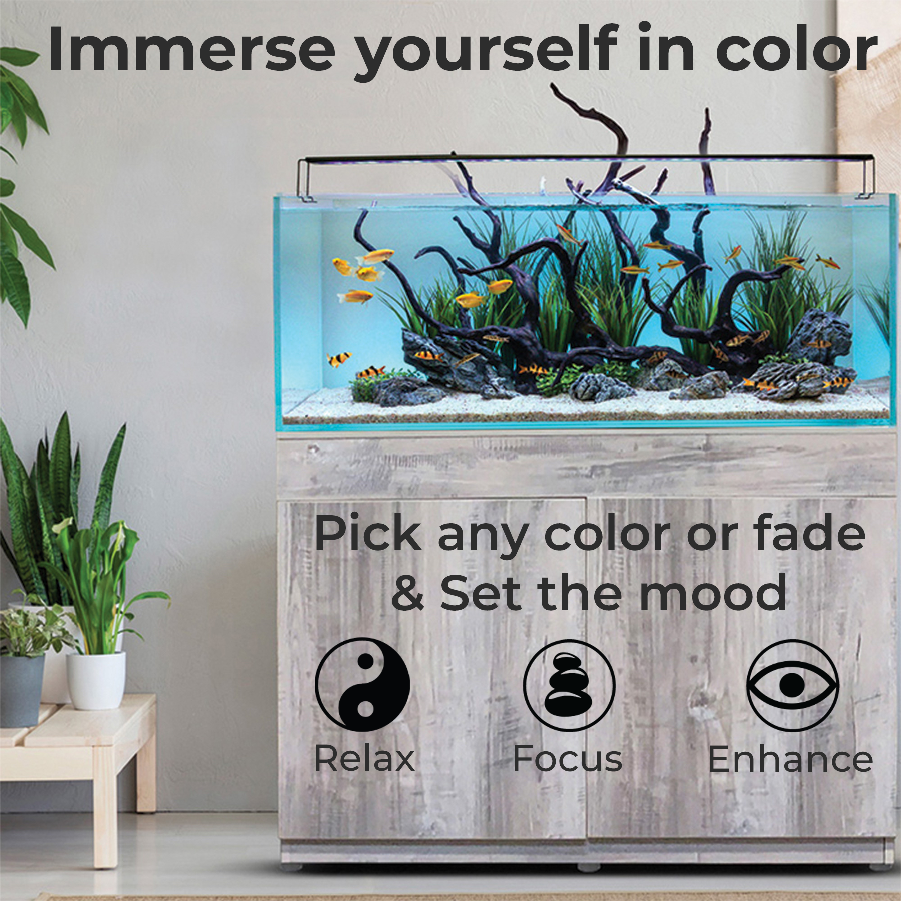 Serene ColorCast Smart Background LED Light 18".