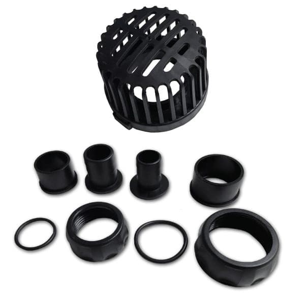DC Flow Pump Replacement Strainer and Fittings 1050 gph.