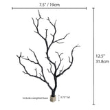 Manzanita Branch Black 12.5" 3 pack.