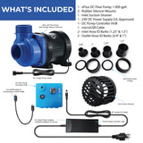 eFlux Aquarium DC Flow Pump with Flow Control 1900 GPH.