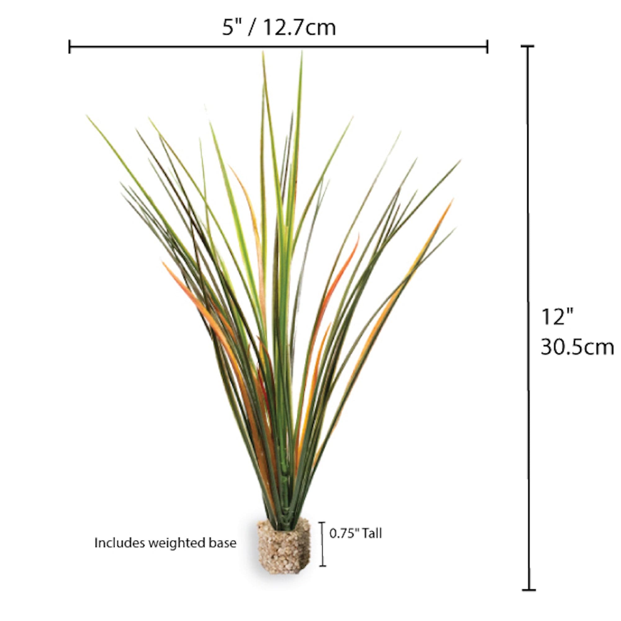 Fountain Grass Medium Green with Weighted Base.