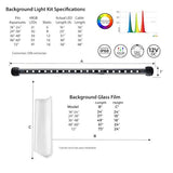 Add-on Background Light Specs