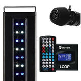 Nano-Reef Orbit IC LED Light and eFlux Wave Pump Bundle 18".