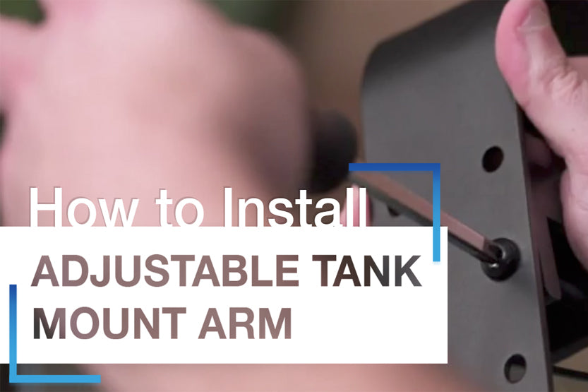How to Install Adjustable Tank Mount Arm Brackets