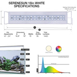 SereneSun RGB+W Freshwater LED Light 18" to 24".