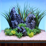 Fountain Grass Dark Green with Weighted Base